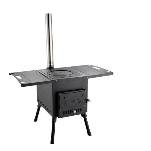 Artudatech 11 Sq. Ft. Natural Vent Freestanding Wood Stove Wayfair